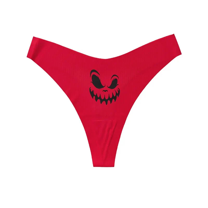 Girls Briefs Seamless Grimace Women Panties Sexy G String Ice Silk Underwear T Back Sports Yoga Thong Traceless Plus Size S-XL