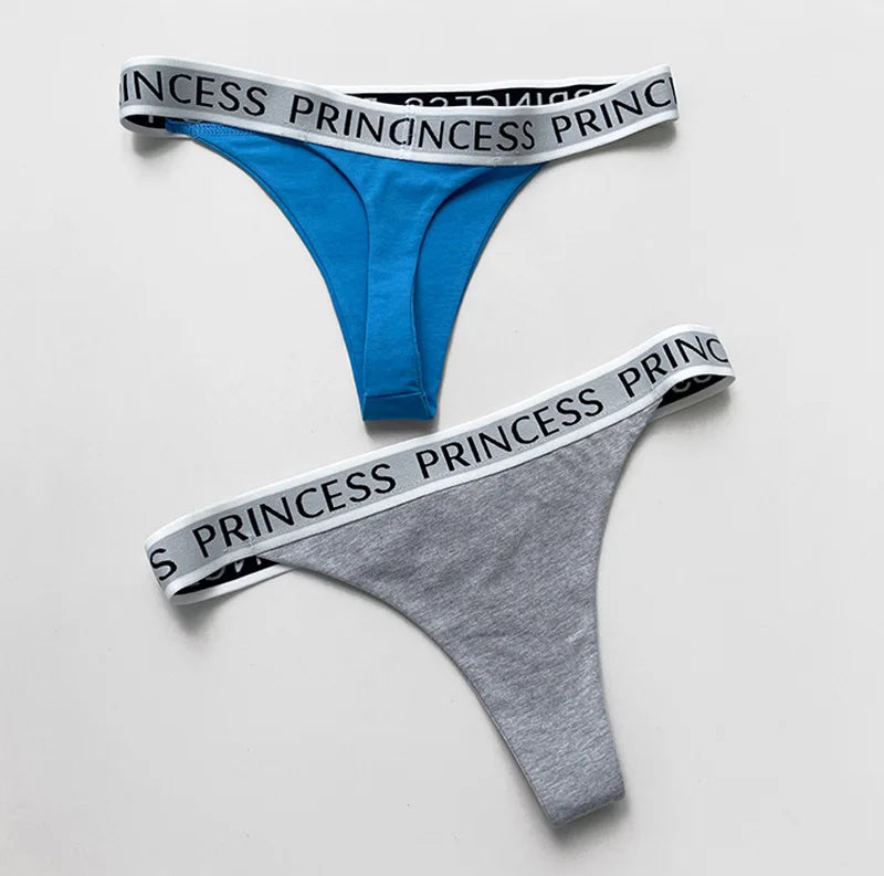 Letter Sexy Thongs Women Panties Seamless G String Fashion Underwear Female Briefs Girls Lingerie Simple Sport Fitness Size S-XL