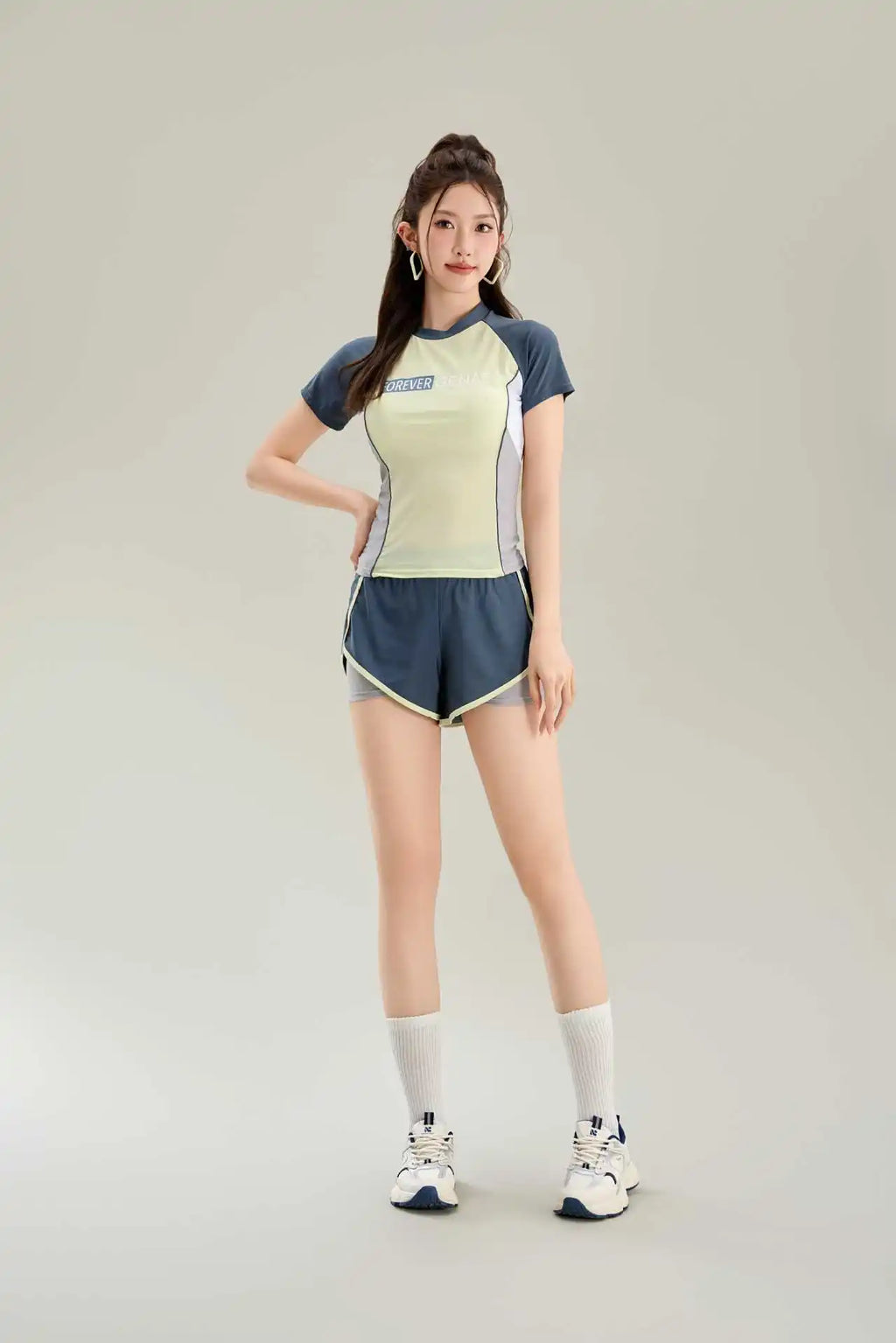 New Split Swimsuit for Women, Conservative and Slimming, Flat Leg Pants, Sports Beach Vacation, Hot Spring Swimsuit