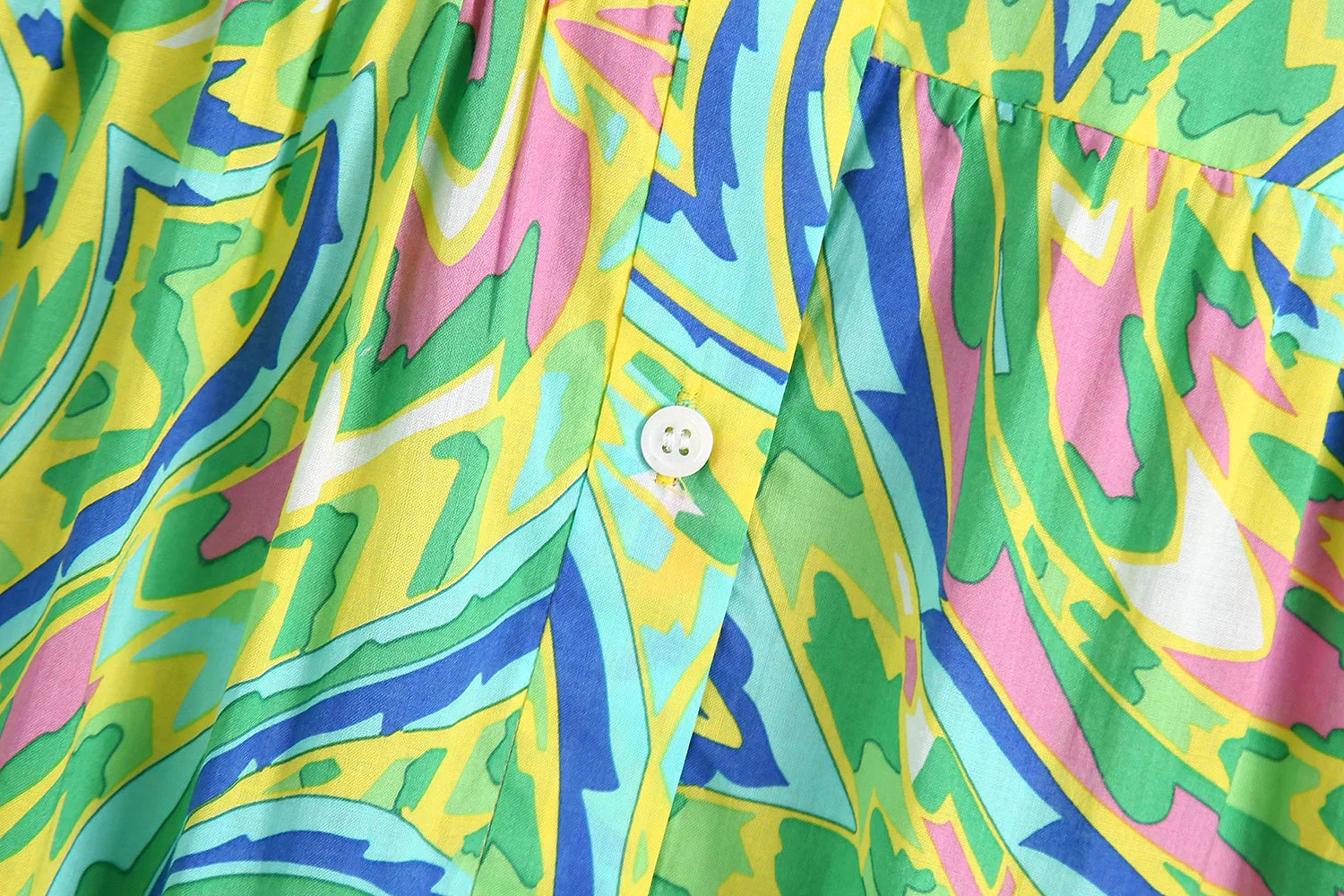 Foridol Paisley Print Shirt Dress Elegant Autumn Spring Green Dress Floral Print Boho Female Maxi Dress Long Sleeve Vestido 2025