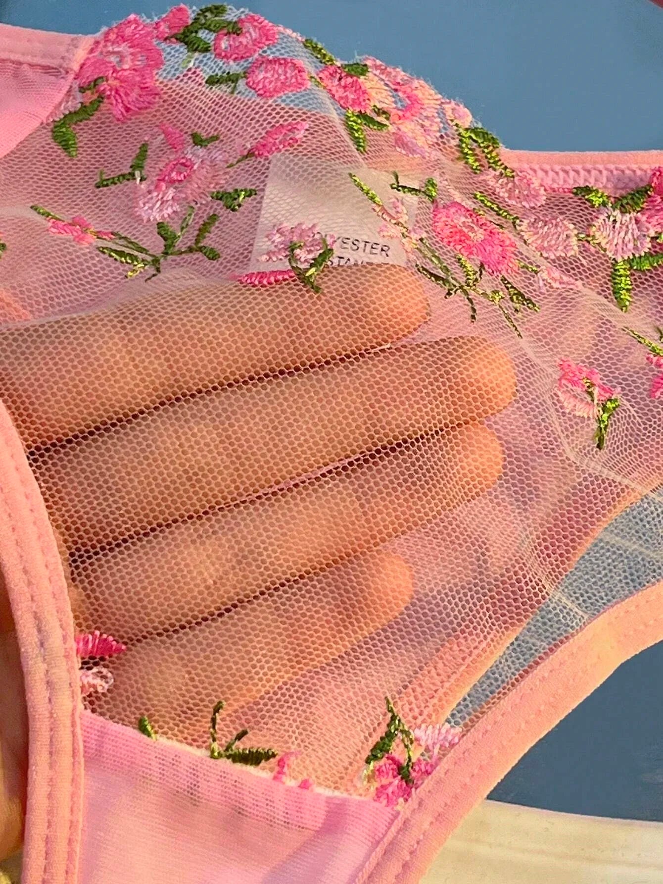 New Pink Bra Women Lingerie Set Ladies Embroidery Floral Bras Underwear Sets