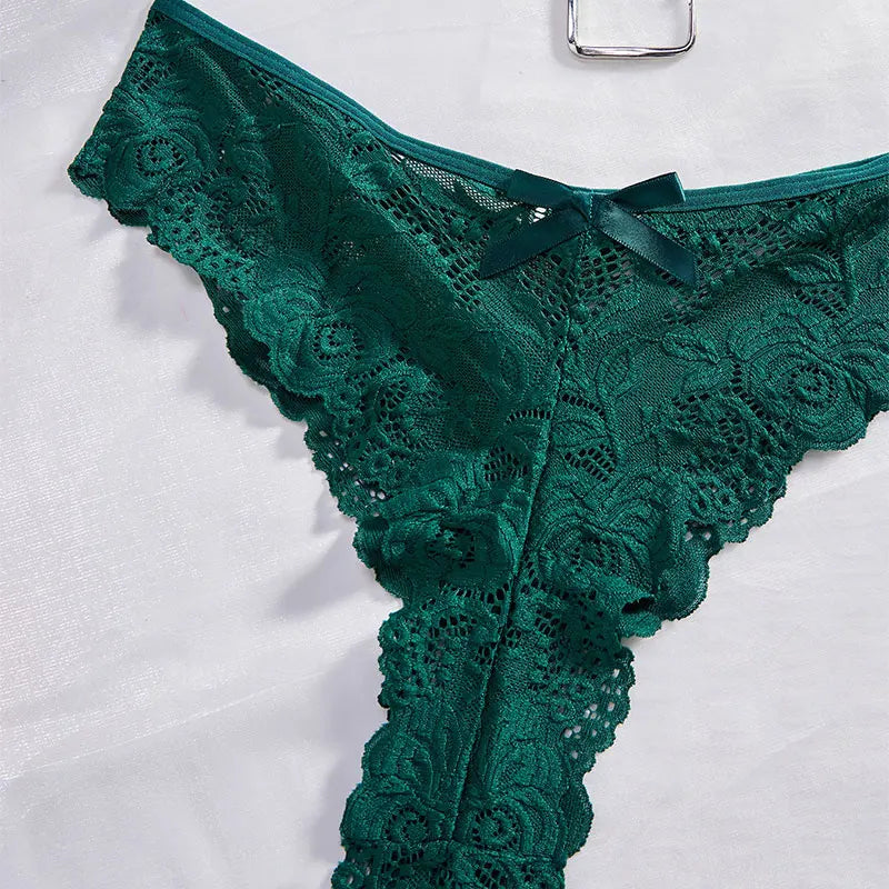 Sexy Sleepwear For Sleeping Night Dress Women Lingеrie Sets Deep V Slip Nightgowns And Panties Lace Ruffle Trim Underwear Pajama