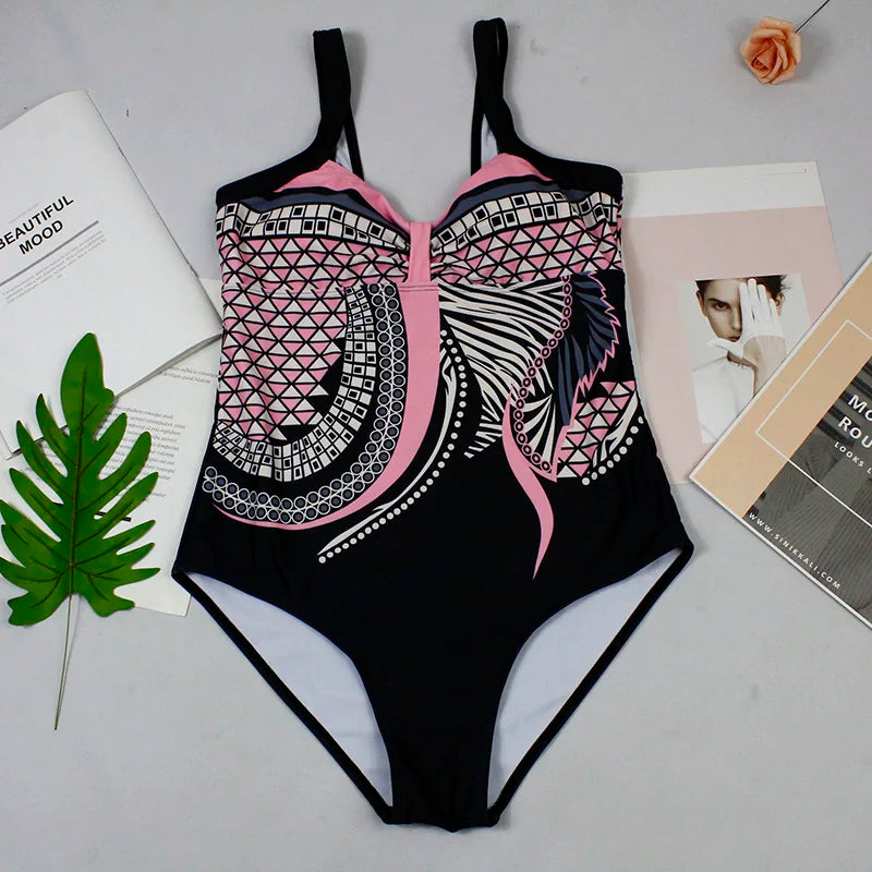 Swimwear Women  One Piece Swimsuit Push Up Sexy Bathing Suit Women Swimming for Beach Wear Monokini Plus Size Swimwear