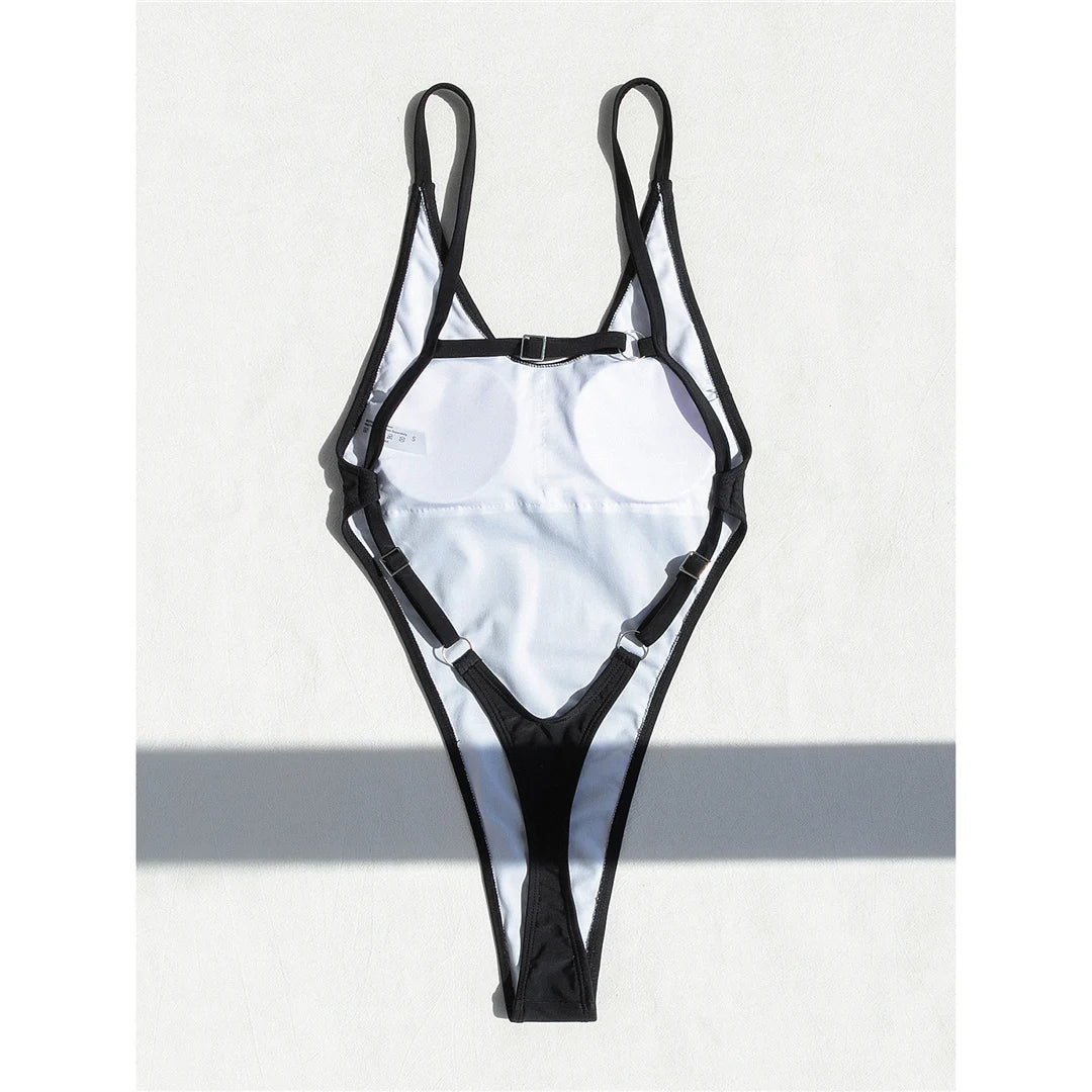 XS - L Backless Monokini Extreme String Mini Micro Thong Women Swimwear One Piece Swimsuit Female Bather Bathing Suit Swim V5820