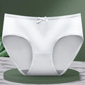 1 Pack Classic Daliy Panties Women Breathable Soft Low-waist Briefs Solid Color Ladies Comfort Underwear M-XL