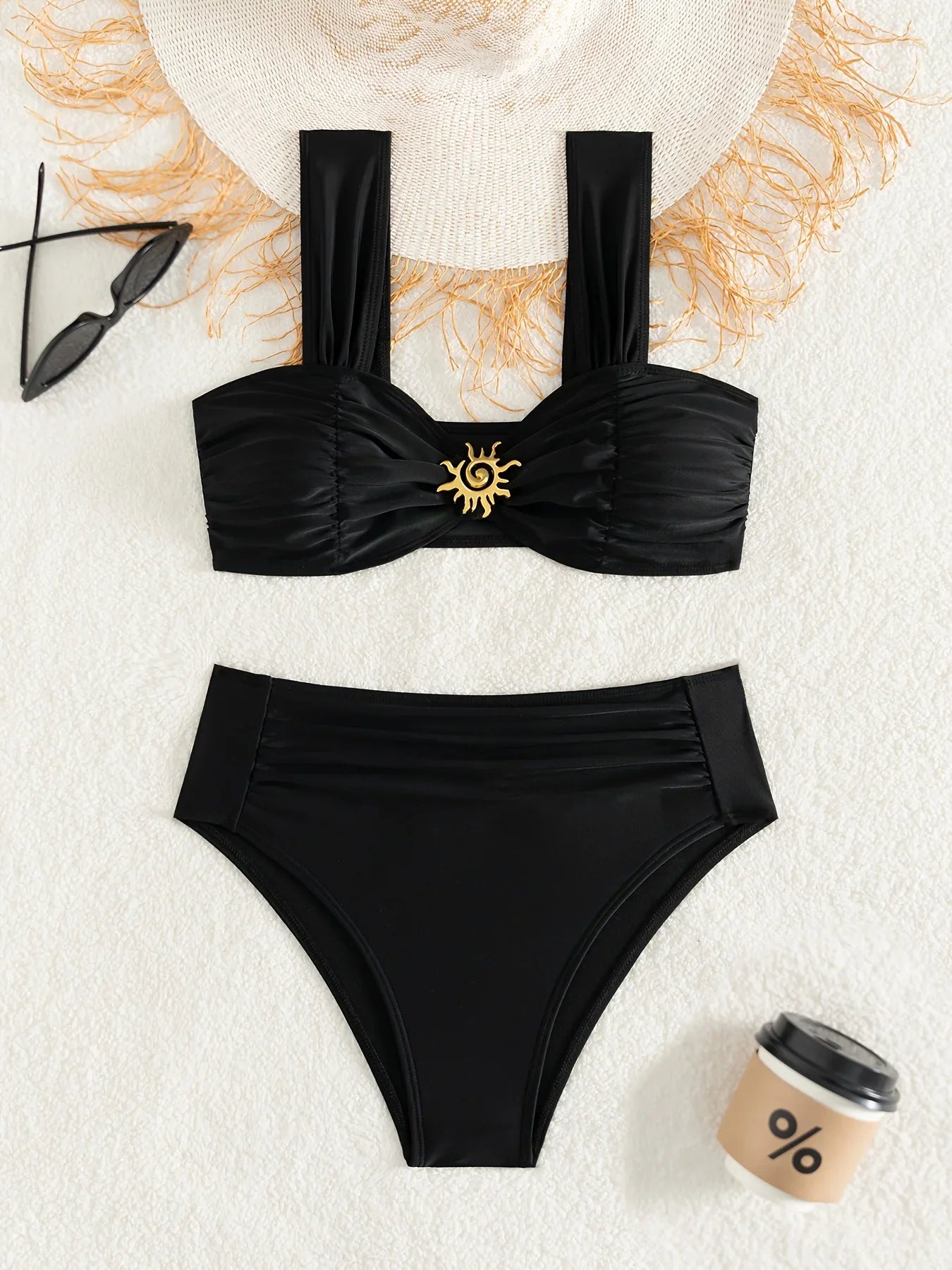 ZTVitality Sexy Solid Bikinis 2026 New Arrival Padded Push Up High Waist Swimsuit Women Swimwear Beachwear 2Piece Bikini Summer