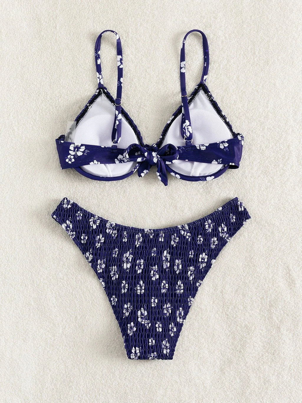 2026 Sexy Floral Twin Strap Bralette Bikini Women Swimsuit Triangle Swimwear Bathing Suits Two-piece Biquini Thong Bikinis Sets