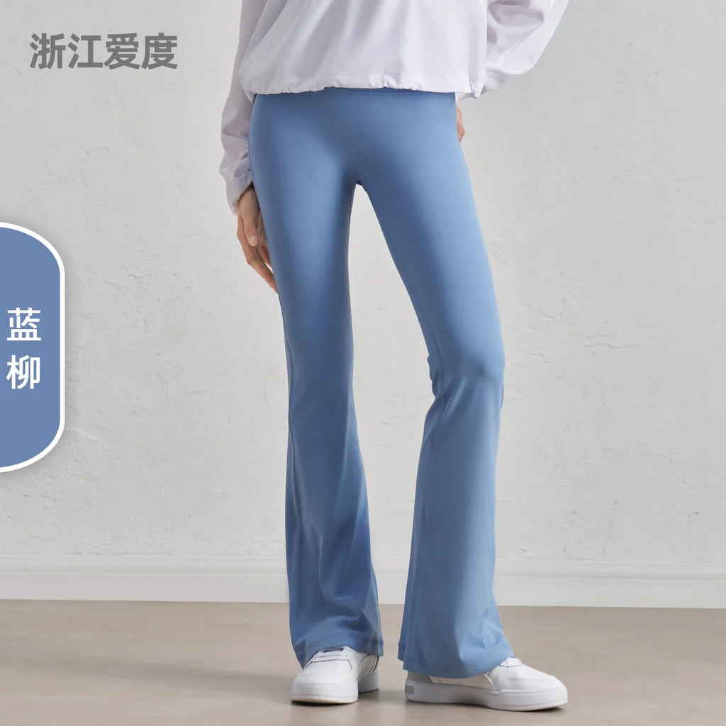 No size yoga bell-bottoms, high-waisted butt-lifting yoga clothes, fitness one-size-fits-all yoga pants