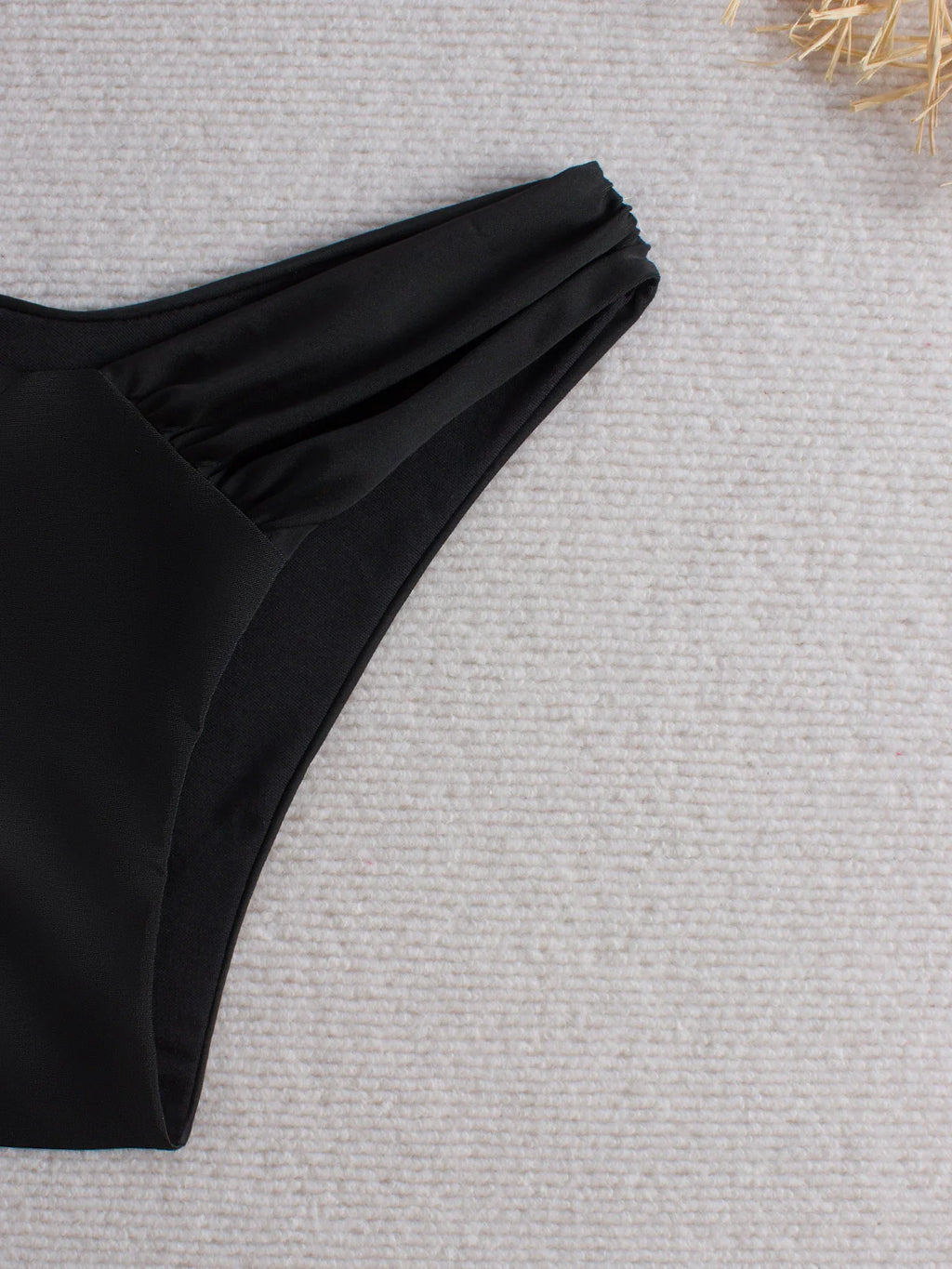 2026 Black Sexy Swimsuit Only Pants High Cut Swimwear Women Solid Bathers Bathing Swimming Trunks Swim Suit Female XXL