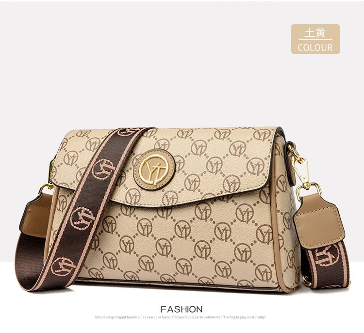 New Fashion Luxury Brand Women's Shoulder Bag High Quality Lady Crossbody Bag Round Women's Wallet Waterproof Women's Handbags