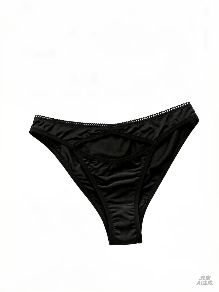 Women's Sexy black Hollow Out Thong Panty Low Waist bijini Underwear Comfortable Breathable C2973