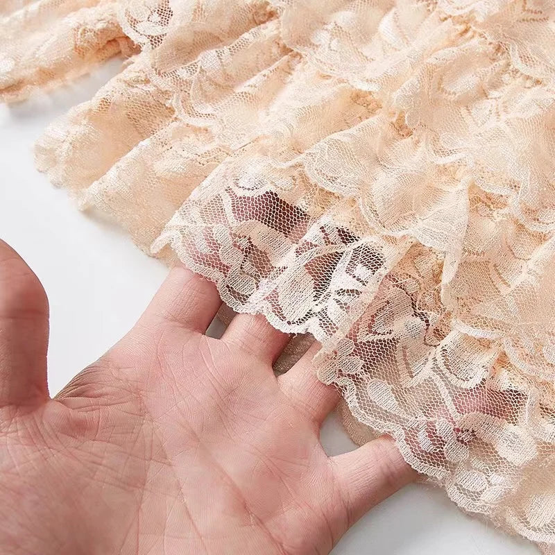Plus Size Ladies Ruffled Lace Bloomers Knickers Panties Lingerie Burlesque Bo Peep Panty Frilly Knickers