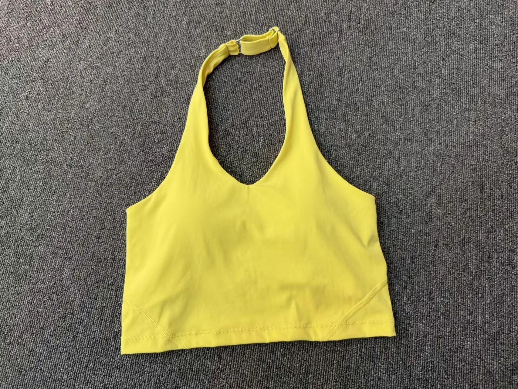 Women Fitness Sports Bra Halter Top High Support Push-up Open Back Gym Bra Shockproof Running Fitness Yoga Workout Underwear