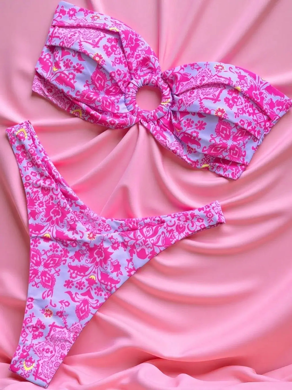 Micro Bikini Push Up Women Swimsuits 2026 Sexy Female Swimwear Brazilian Bikini Set Thong Biquini Swim Suits Print Beachwear