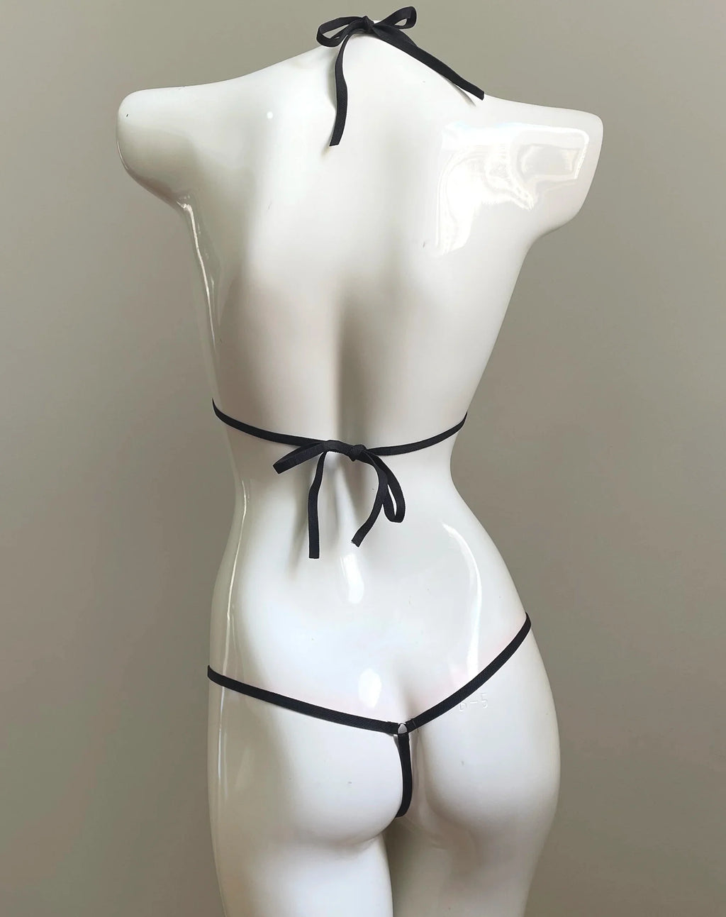 DEKA Women Exotic Mini Micro Bikini Two Piece Hollow Out Swimsuit Bathing Open Crotch Swimwear Lingerie Underwear Set Sunbath