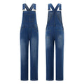 Women Denim Long Jumpsuits Casual Wide Leg Suspender Pants Romper Summer Baggy Bib Overalls