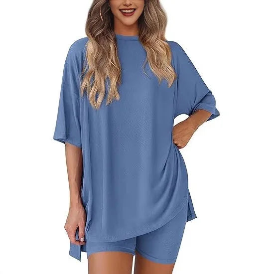Plus Size 3XL Sleepwear Summer New Fashion Casual Loose Women Pajama Set Pijamas Feminino Women Pajamas Set Pijamas De Mujer