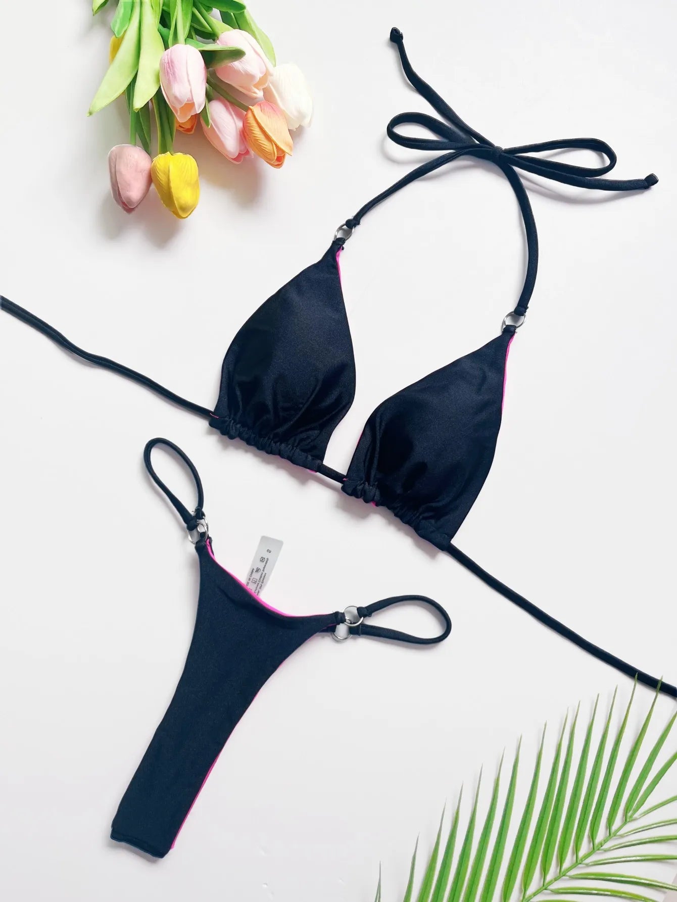 RUOTONSEPT 2026 New Sexy Women's Swimsuit Solid Bandage Bikinis Set Two-piece Triangle Swimwear Bathing Suit Brazilian Biquinis