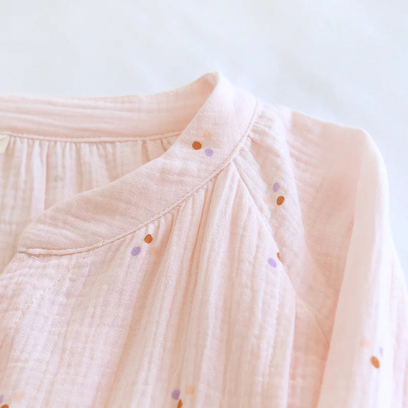 Maternity Pajamas Breastfeeding Clothes Woman Feeding Nightie Autumn Long Sleeve Sleepwear Women's Cotton Wear Pregnant