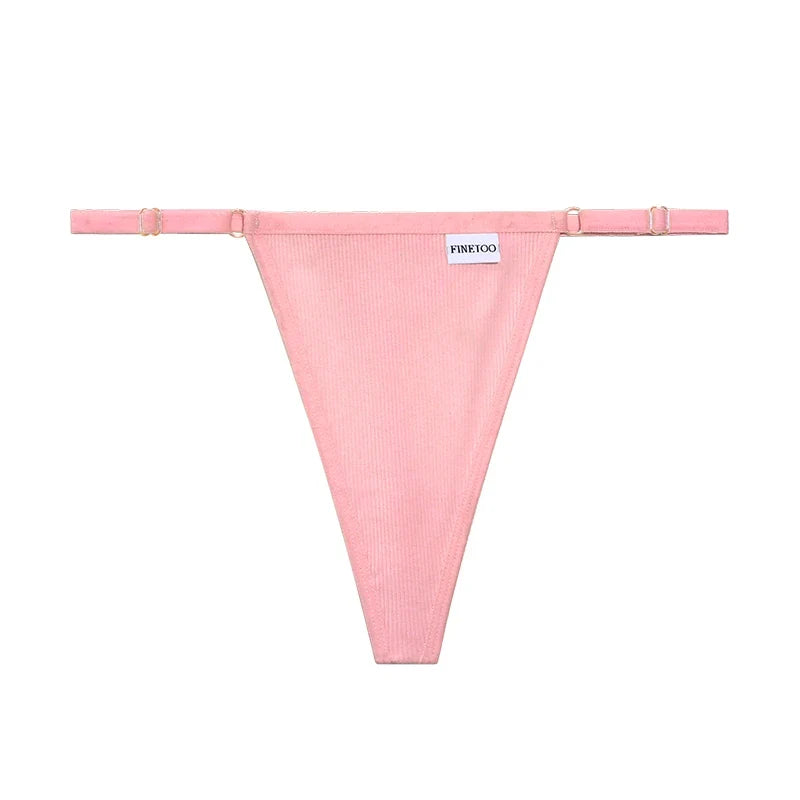 S-XL Cotton Thongs Women Sexy Low Waist T-Back Underwear Ladies Bikini Panties Comfortable Cotton Underwear G-string Lingerie