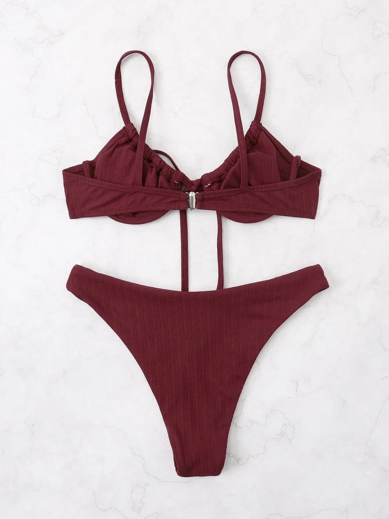 2026 Push Up Bikini Women Tie Front Swimsuit Sexy Underwire Swimwear Female Bathers Bathing Swimming Swim Suit Summer Beachwear
