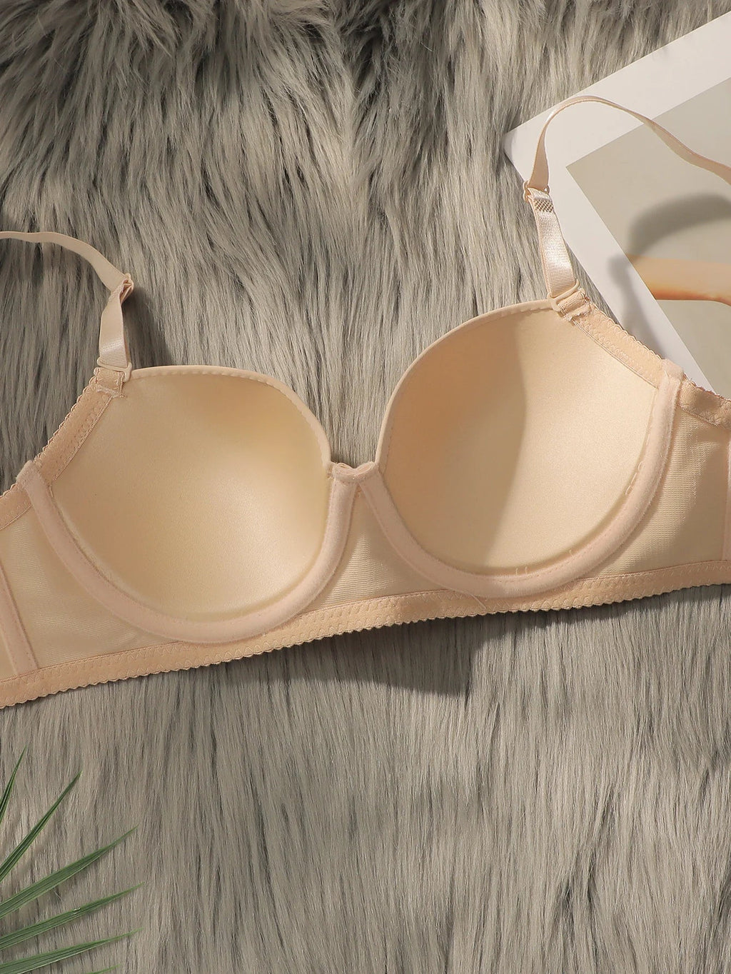 New Hot Selling Solid Color Daily 2-piece Set with Steel Rim push up Bra for Women Underwear Set J2611