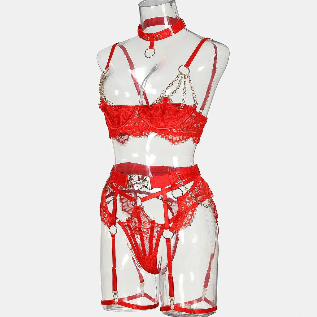 Women's Sexy Underwear for Women Set Lingerie Transparent Bra and Panties Sets Romantic Lingeries Set for Woman Hot Thong Bras