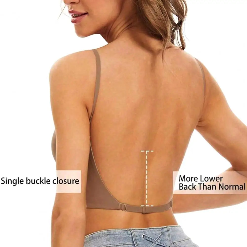 Women Underwear Big U Backless Sexy Comfortable Elastic Traceless Breathable Support Invisible Beautiful Back Bra
