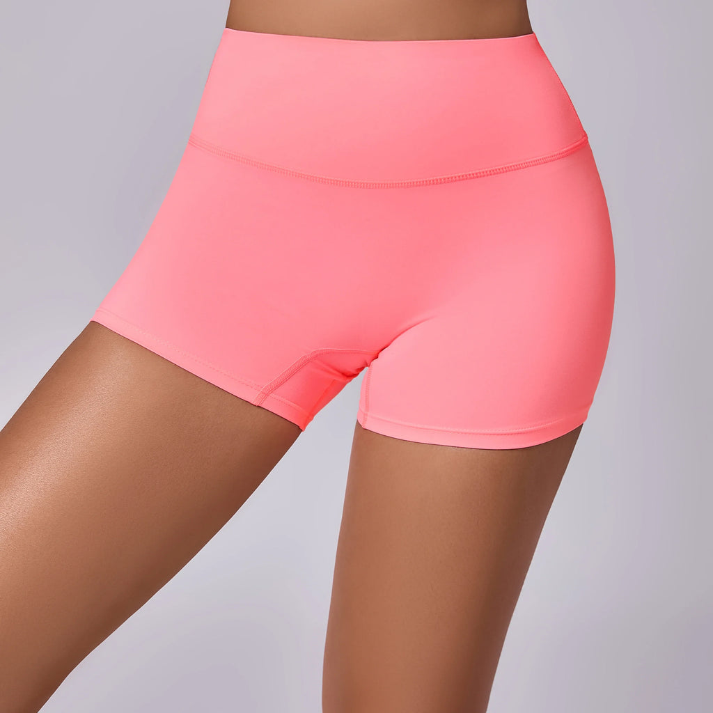 Yoga Shorts Gym Sports Shorts Women High Waist Workout Fitness Short Leggings Running Cycling Tight Soft Sportswear