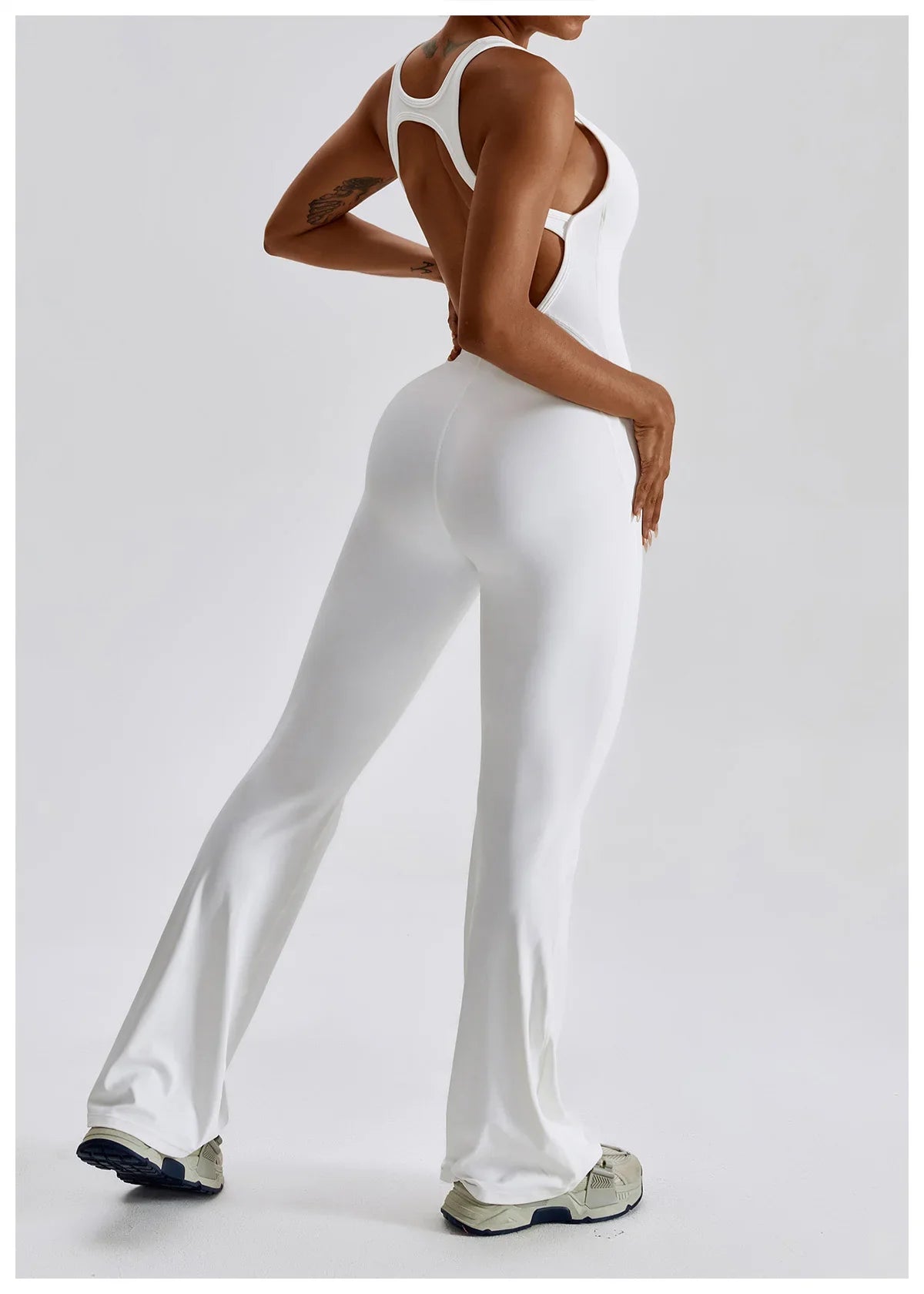 Women Fitness Bodysuit Backless One Piece Yoga Set Jumpsuit Sports Gym Workout Clothes Tights Active Wear Slim Playsuit Female