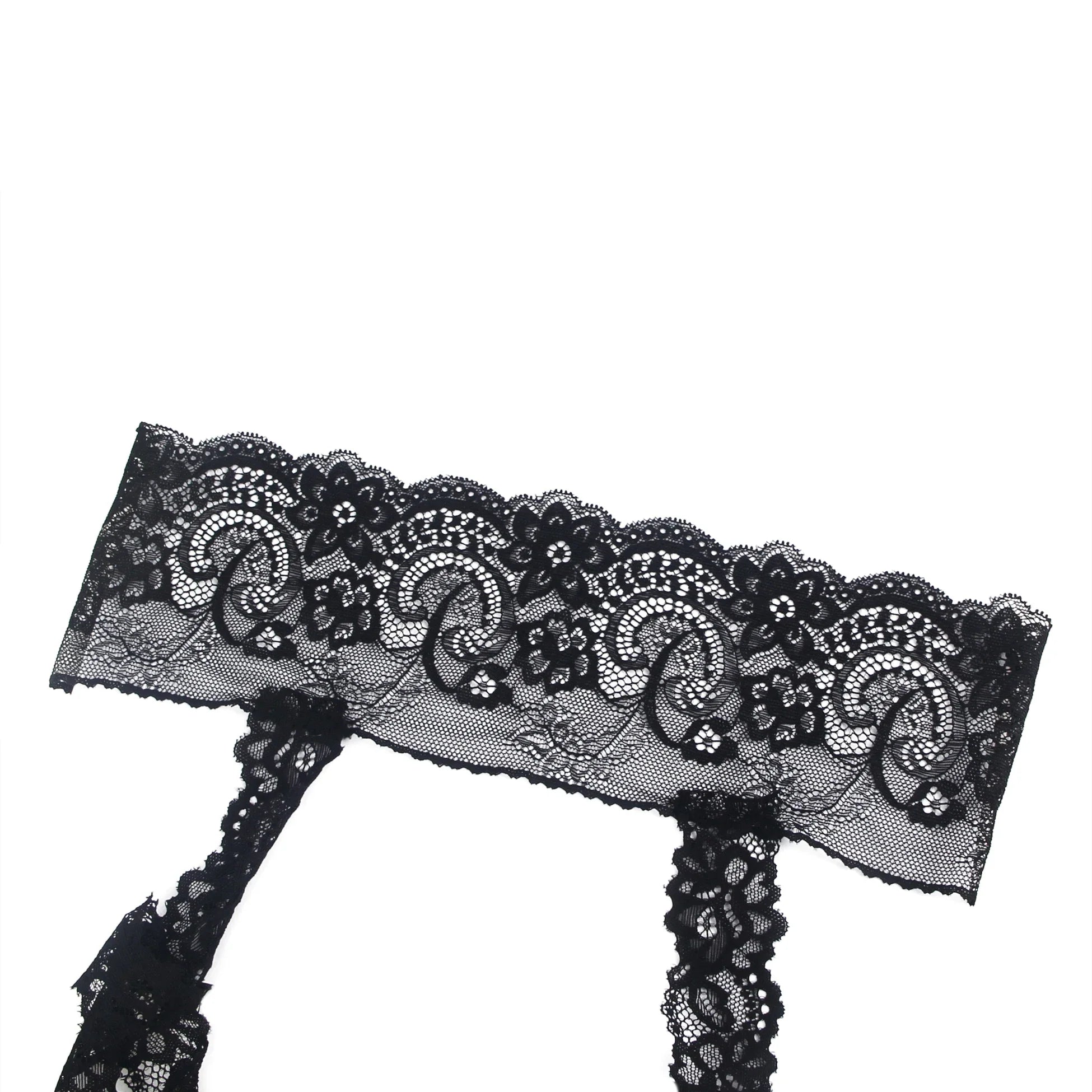 Luxury Lace Pantyhose Garter Belt Tights Cross Lace Waistband High Elastic Sexy Stockings Women Fashion Hosiery Plus Size XS-5XL