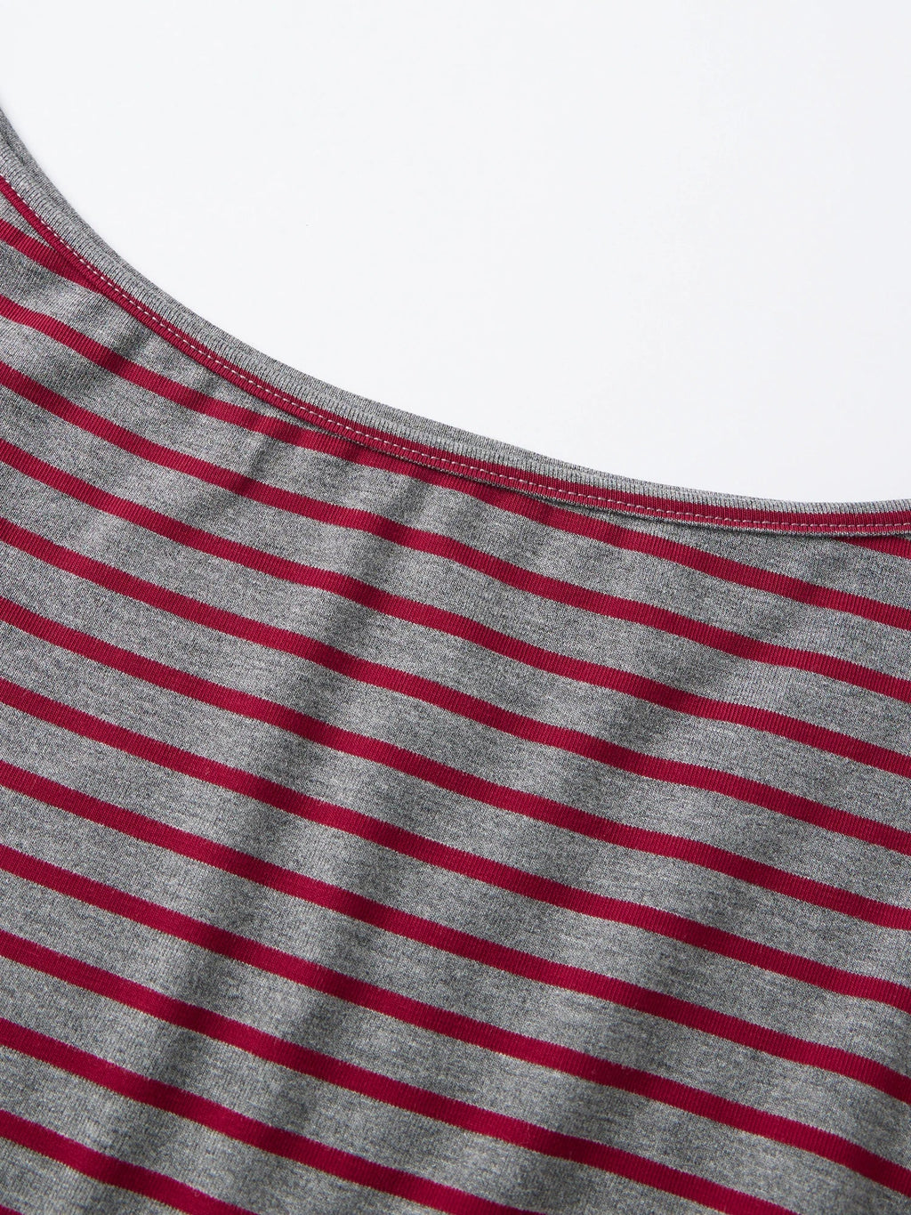 Women Elegant Summer Off One Shoulder Tops Striped Short Sleeve Loose Fit Basic T Shirts for Daily Wear