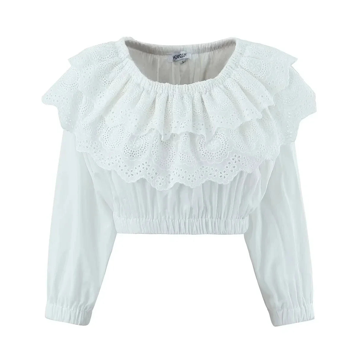 Foridol Summer Off Shoulder White Lace Skirt Set Dress Women Outfits Ruffles Tiered Mini Flower Embriodery Two Pieces Beach Suit