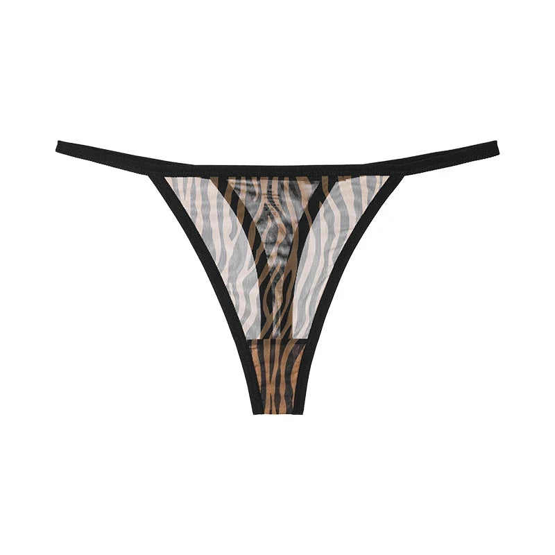 Leopard Sexy Seamless Thong Women Panties G String Underwear Girls Intimates Fashion Ladies Briefs Yoga Lingerie Size S-XL