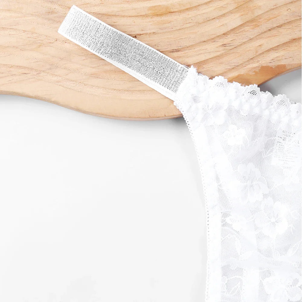 Sexy Floral Lace Womens Lingerie Set Breathable Erotic Bra And Briefs Sets Panties Thong Plus Size Underwear B C D E F Cup