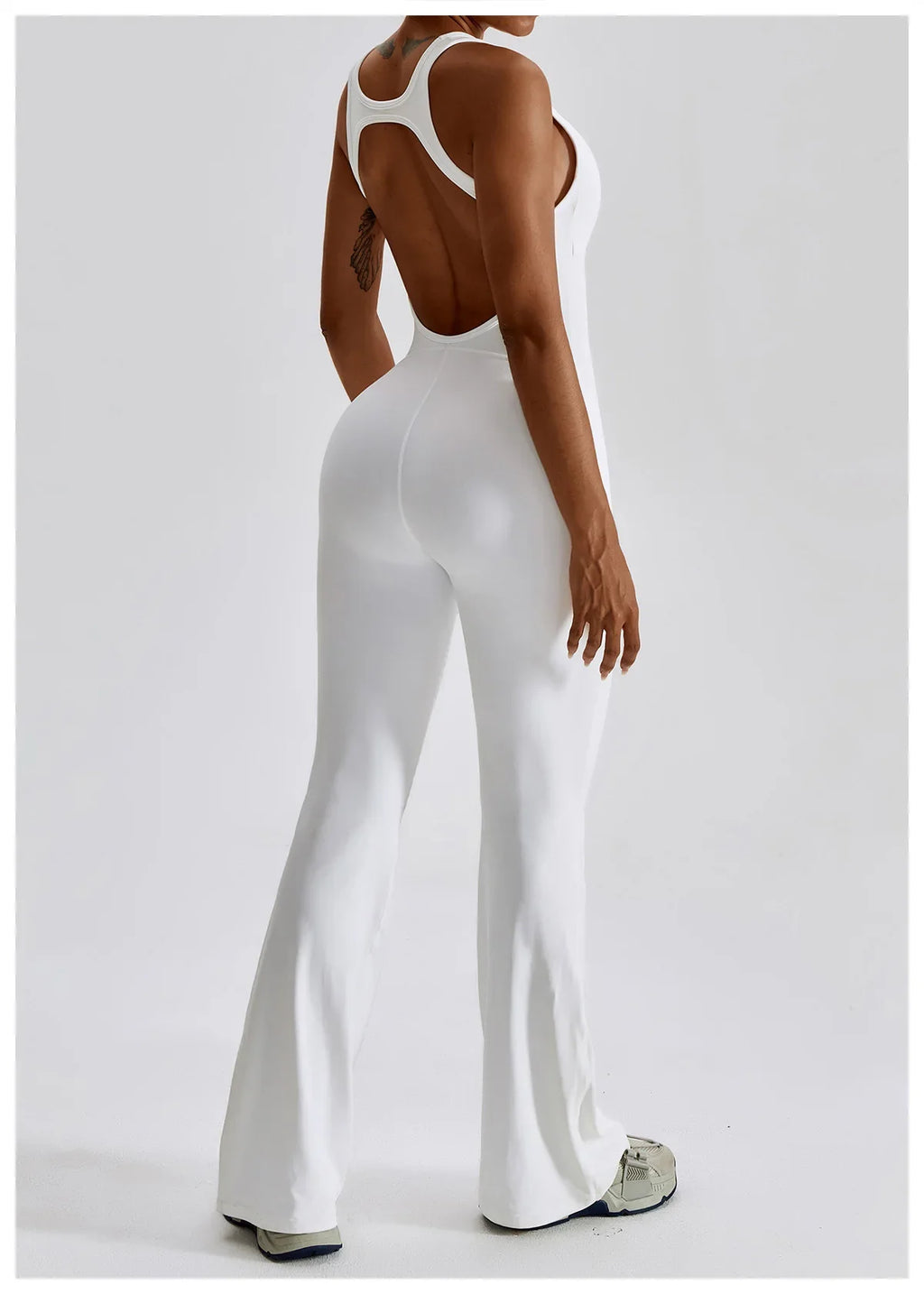 Women Fitness Bodysuit Backless One Piece Yoga Set Jumpsuit Sports Gym Workout Clothes Tights Active Wear Slim Playsuit Female