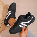 Plus Size 43 Silver Sneakers Women 2026 New Soft Sole Non Slip German Training Shoes Woman Comfortable Fashion Lace Up Flats