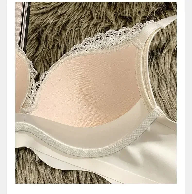 Desire Thin Push-up Seamless Adjustment Women's Small Breasts Sexy Underwear Without Underwire Support Anti-sagging Bra Summer