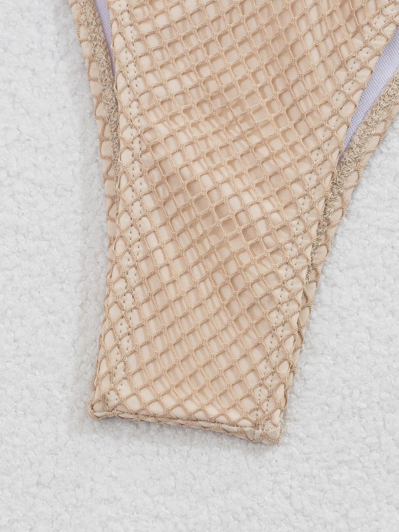 DEKA Micro Thong Swimwear Shiny Sequins Women Swimwear Floral Patchwork 3pcs Bikini Set with Skirt Embroidery Mesh Bathing Suit