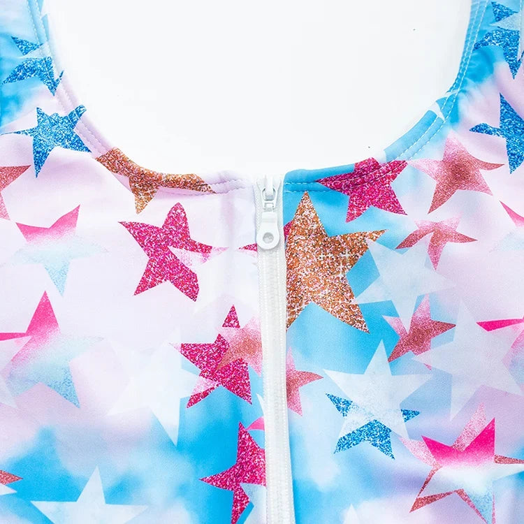 2026 Printed Zipper Swimsuit One Piece Sexy Swimwear Women Floral Bathers Bathing Swimming Swim Suit Female Beachwear