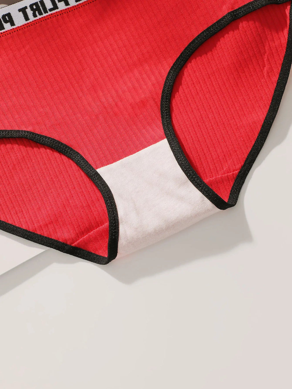 Women's High Waist Panties  Letter Elastic Waistband Soft Ribbed Fabric Comfortable Briefs for Daily Wear women bra K2809