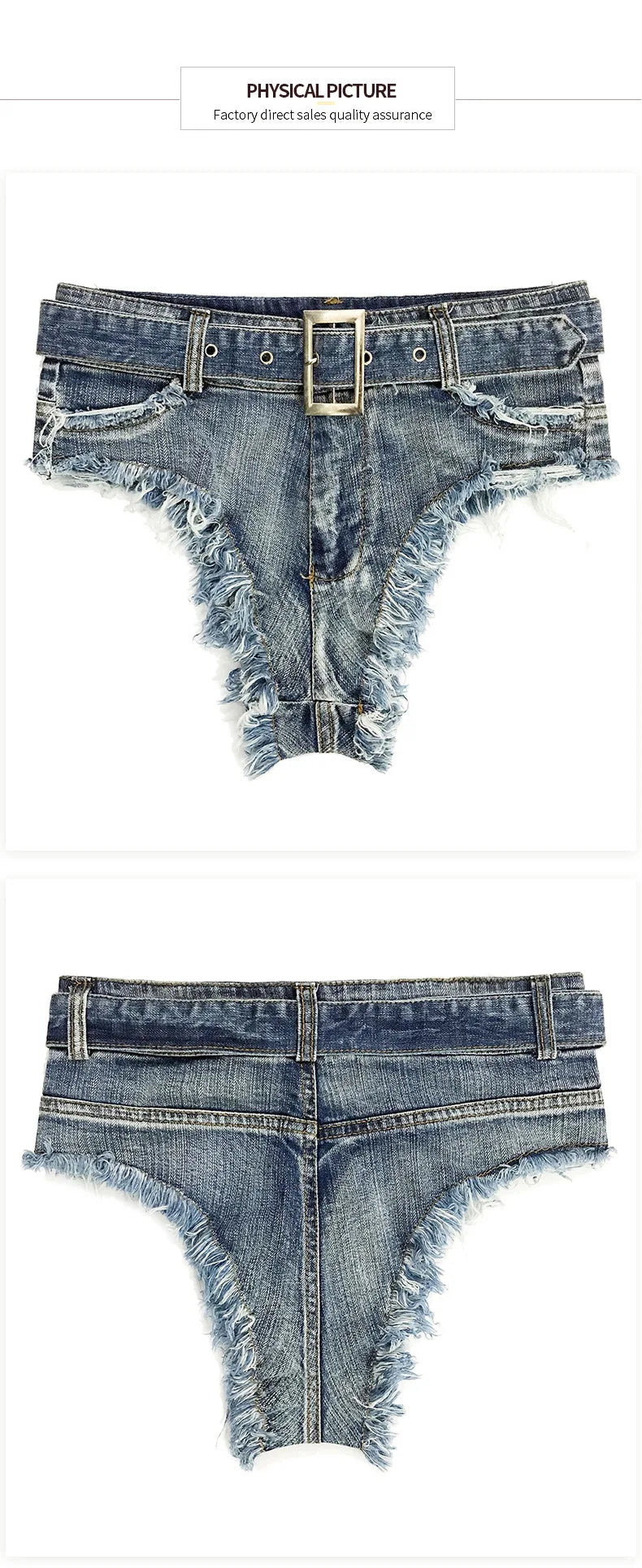 DEKA New Sexy Denim Bikini Set Beach Suit Split Blue Swimsuit Summer Jeans Shorts Female Short Women Two-piece Swimwear