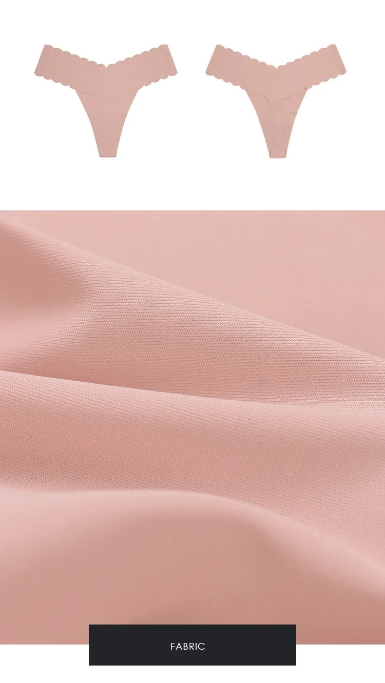 Ice Silk Women Panties Seamless Sexy G String Thong Underwear T Back Sports Yoga Girls Briefs Underpants Plus Size S-XL