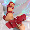 Women's Slippers 2026 New Summer Square Toe  High Heels Casual  Women's Cool Slippers Women's