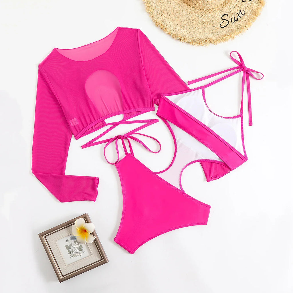 2026 Sexy Slim Swimsuit One Piece Padded Solid Monokini Swimwear Women & Top Bathers Bathing Swimming Swim Suit Female Beachwear