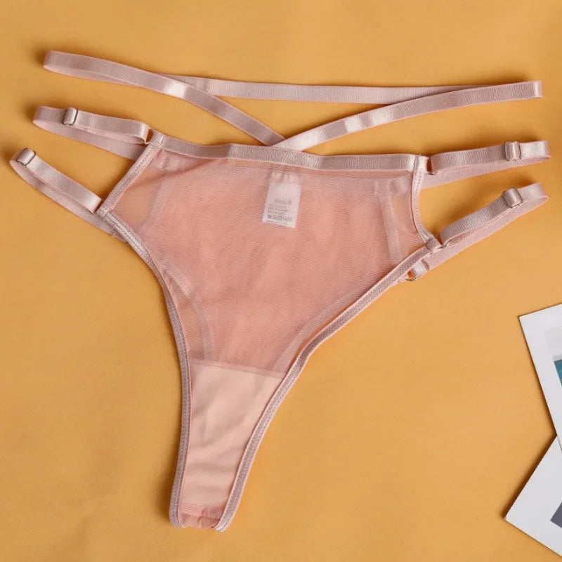 Toucheart Fantasia Lingeries Sexy Female Seamless Bra Kit Push Up Tulle Transparent Underwear Suspenders Complete Lace Bra Sets
