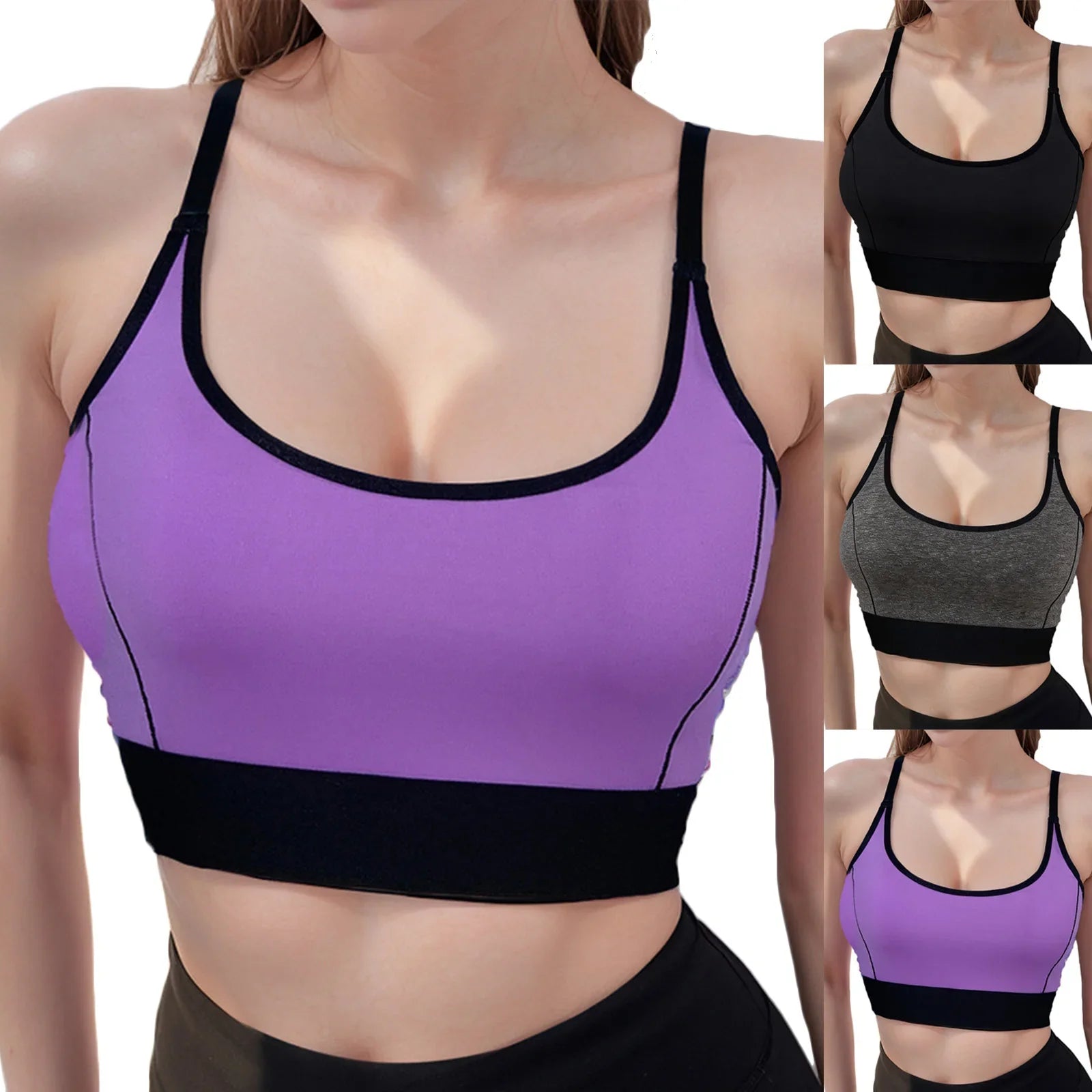 Sports Bra For Women Gym Vest Yoga Beauty Back Tube Top Running Sports Bra Fitness Yoga Crop Top Underwear Sexy Sport Bra Top