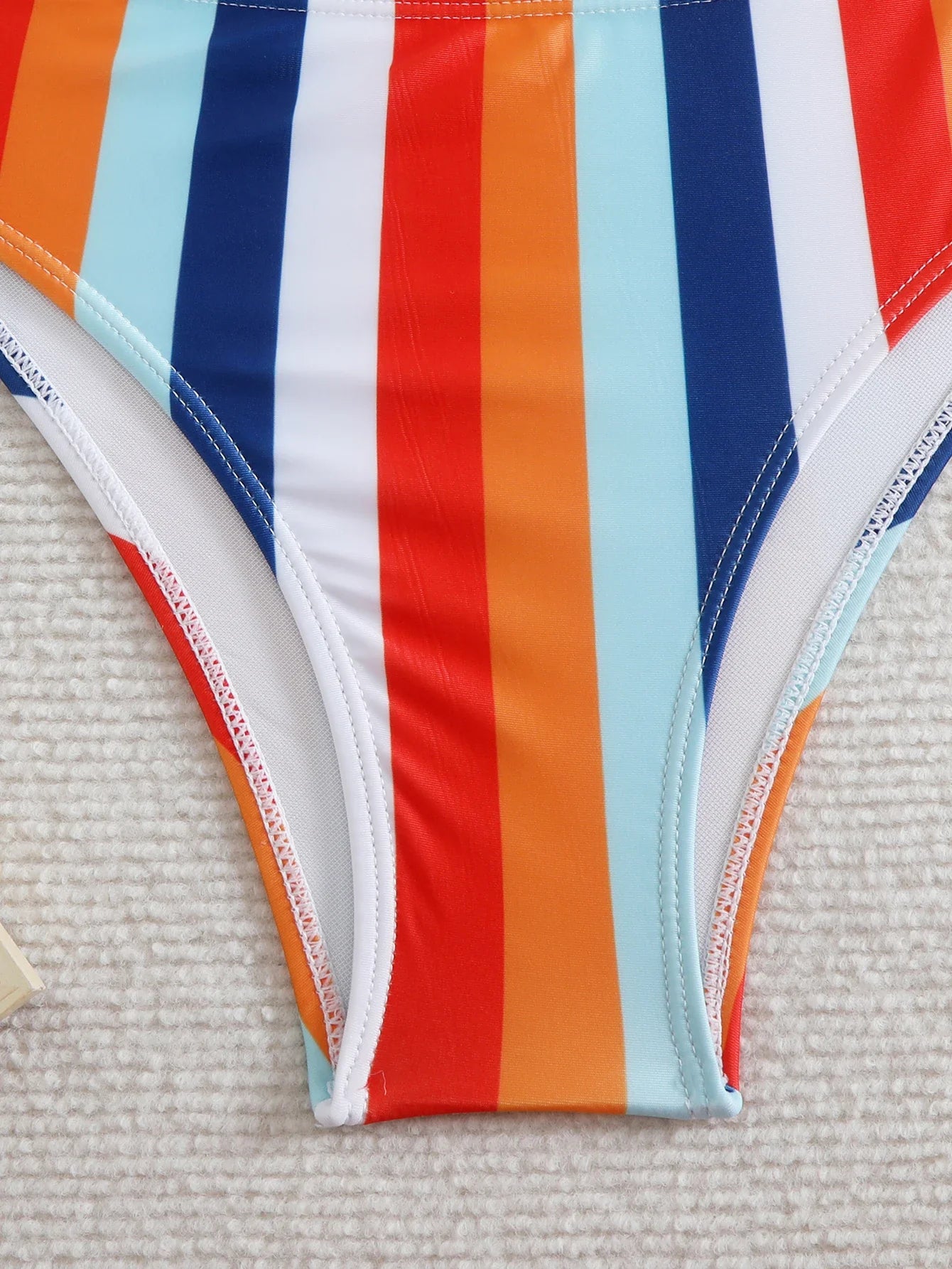 High Waist Bikini 2026 Women Strappy Swimsuit Sexy Striped Swimwear Female Bathers Bathing Swimming Swim Suit Summer Beachwear
