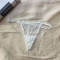 Embroidery Heart Sexy Girls Panties Women Briefs Thong Lace G String Underwear Thin Transparent Low Waist Female Lingerie