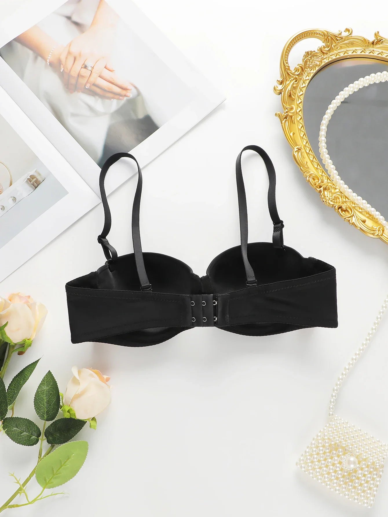 Sweet retro new Chinese style women's sexy bra with multiple colors Lace bra Pulling bra underwear B6086